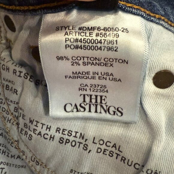 The Castings High-Rise Skinny Crop Denim - Picture 7 of 8